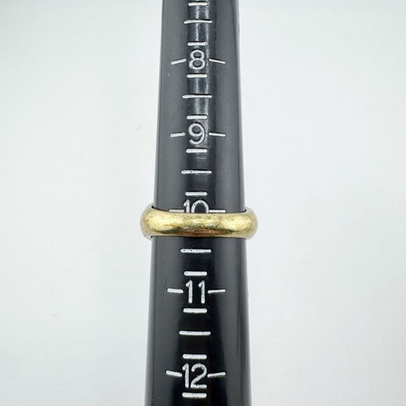 Vintage Coin Ring Roman  Gold Tone Men's Emperor Profile Signet Style Retro Bold - Picture 10 of 10